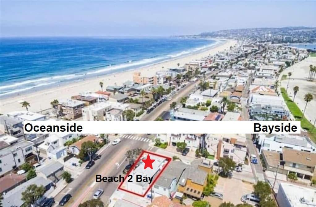 Beach-2-Bay 2Br - In The Heart Of Mission Beach San Diego Exteriör bild